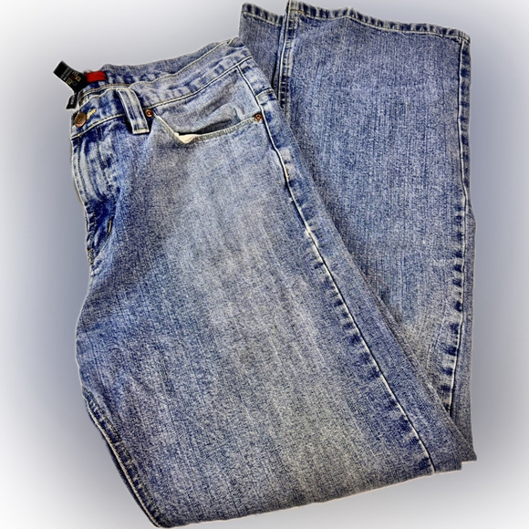 Vintage OK Jeans – Size 33 – Worn-In Blue Straight Leg Denim - Picture 2 of 7